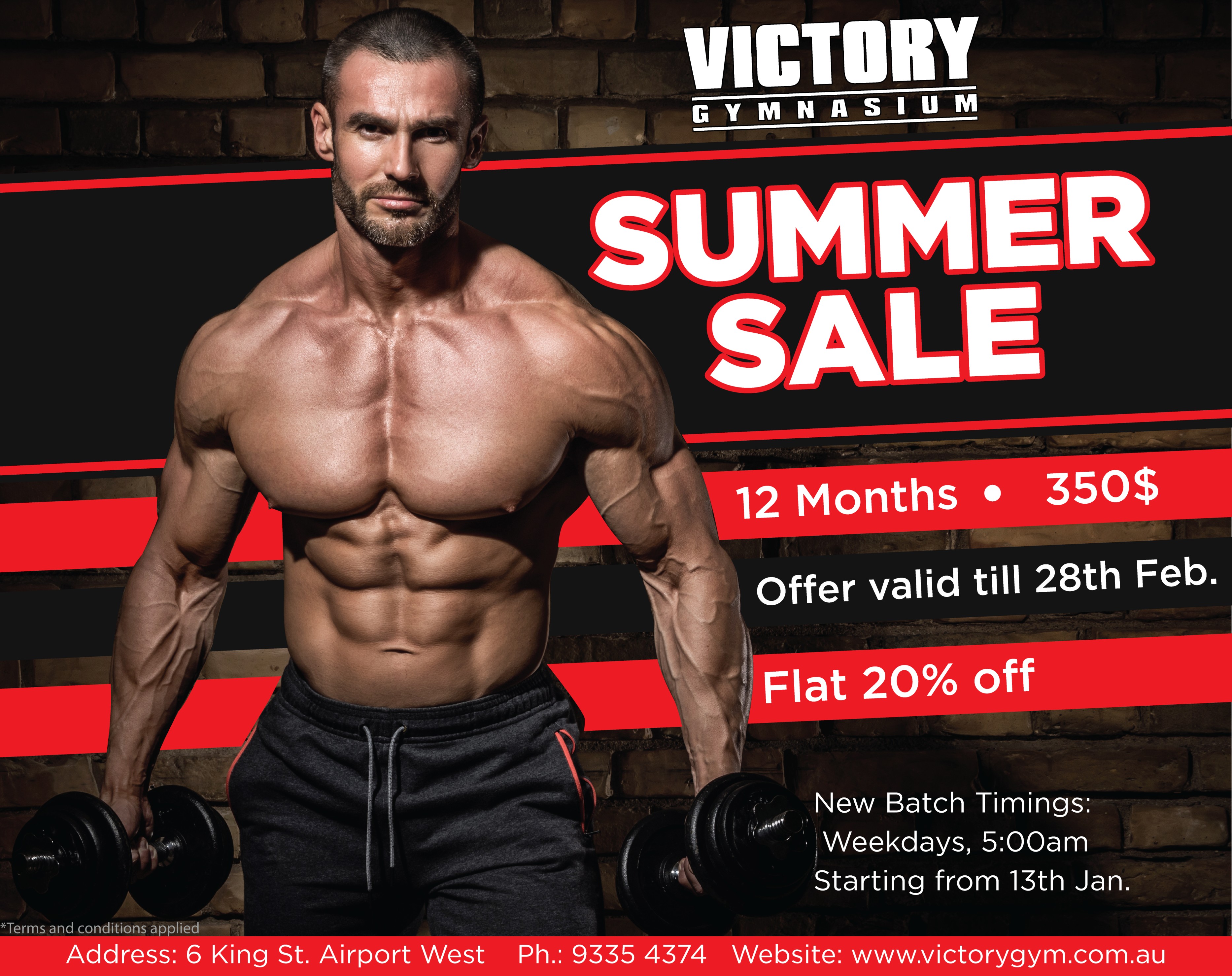 Graphic Design by ShouryJain55 for Victory Gym | Design #23379204