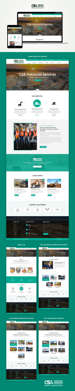 Control Services Australia Website | Web Design by Sbss