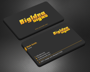 Business card for our large format printing and installation business | Business Card Design by Krishno