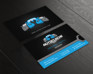 Autocloche - Mechanic/Collision Center Business Card | Business Card Design by chandrayaan.creative