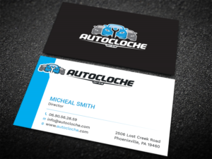 Autocloche - Mechanic/Collision Center Business Card | Business Card Design by Tripti Ranjan Gain