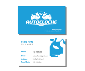 Autocloche - Mechanic/Collision Center Business Card | Business Card Design by Ng V Duc