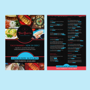 Mexican Restaurant - Flyer for takeaway and delivery customers | Flyer Design by Deepak_9_Malhotra