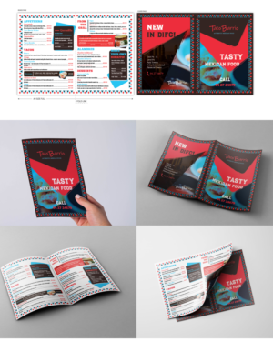 Mexican Restaurant - Flyer for takeaway and delivery customers | Flyer Design by coo.lt