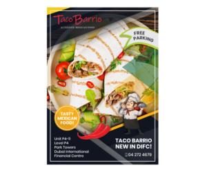 Mexican Restaurant - Flyer for takeaway and delivery customers | Flyer Design by Ultimate Art