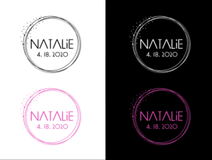 "Natalie"/ "N.F.B." / "4.18. 2020"/ "April Eighteen Twenty Twenty" | Logo Design by wonderland