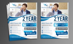 Promotional brochure for VoIP service | Flyer Design by SAI DESIGNS