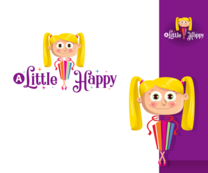 Logo Design by adigoofy 2 for A Little Happy | Design #23450958