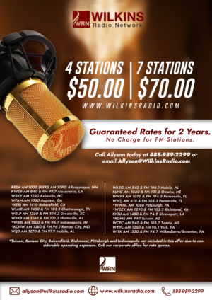 Flyer Design by Atroxic Design for Wilkins Radio Network | Design: #23452599