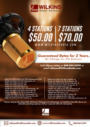 Flyer Design by Atroxic Design for Wilkins Radio Network | Design: #23452600