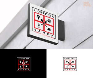 L-Osteria Sarda - Pizzeria, Trattoria, Bar | Logo Design by step forward 2