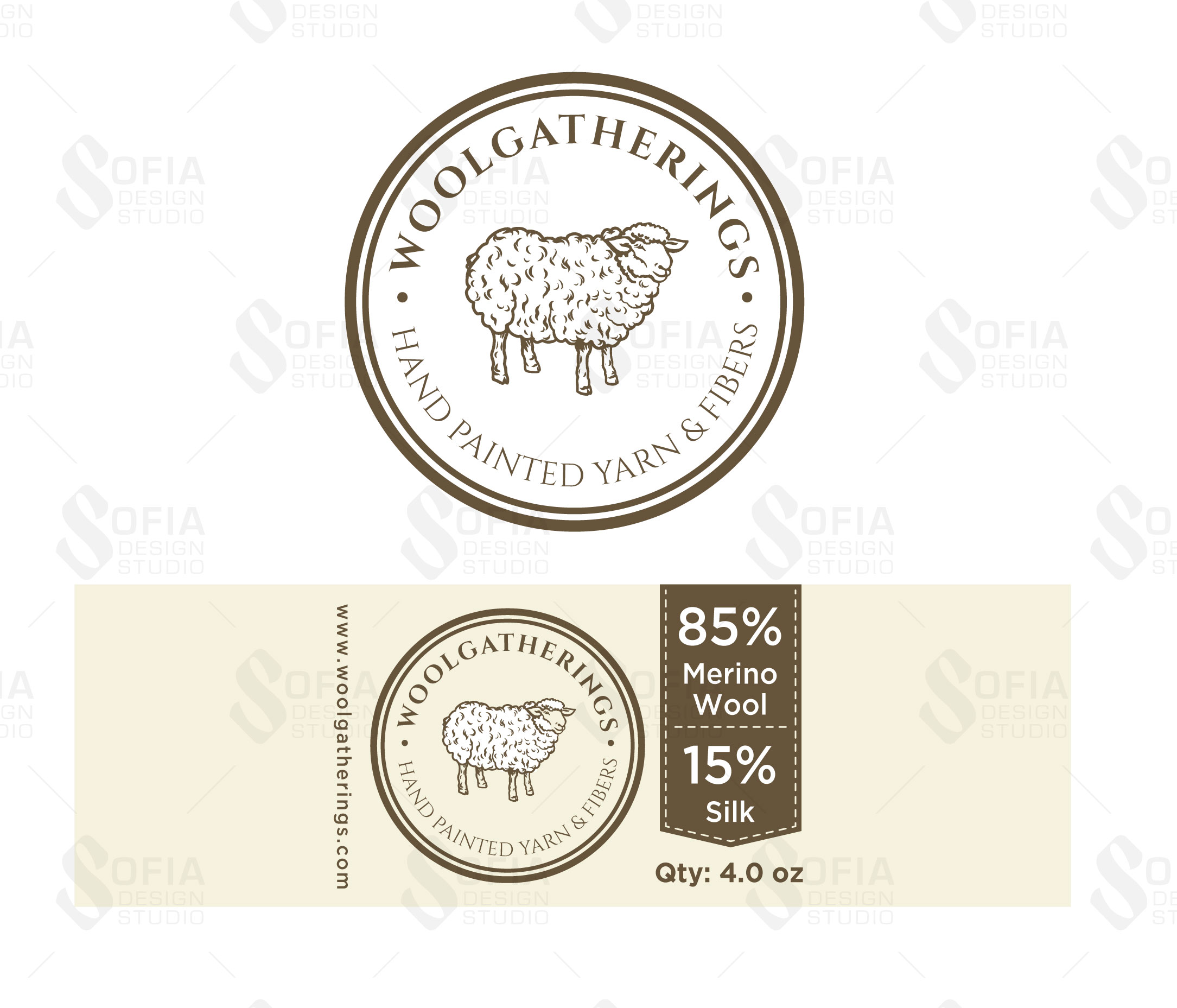 Packaging Design by SofiaDesignStudio for Woolgatherings | Design #23514292