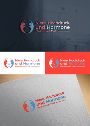 Niere, Hochdruck und Hormone Subtitle: Medizin nach Maß | Logo Design by Ethien