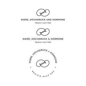 Niere, Hochdruck und Hormone Subtitle: Medizin nach Maß | Logo-Design von Iryna 3