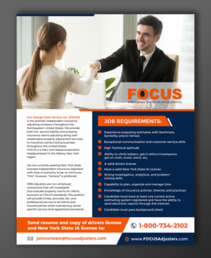 Advertisement Design by OwnDesign for Fort Orange Claim Service, Inc. | Design: #23479430