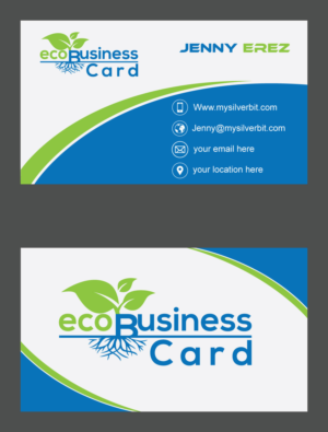 ecoBusinessCard | Logo-Design von akterkhadijars