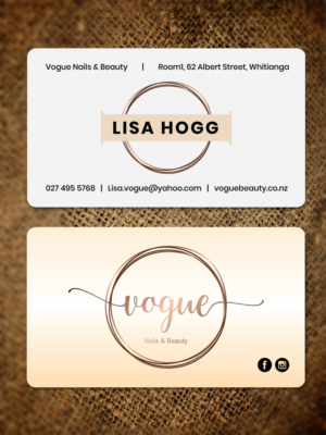 Beauty Clinic Treatment Menu (Vogue Nails & Beauty) | Flyer Design by JK18