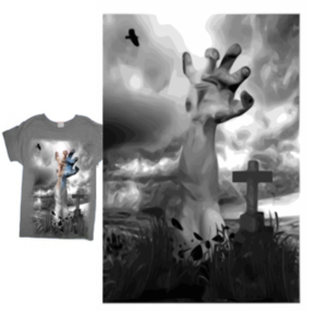 High fashion clothing brand illustrations to be printed on shirts / hoodies / jackets | Bekleidung-Design von davem