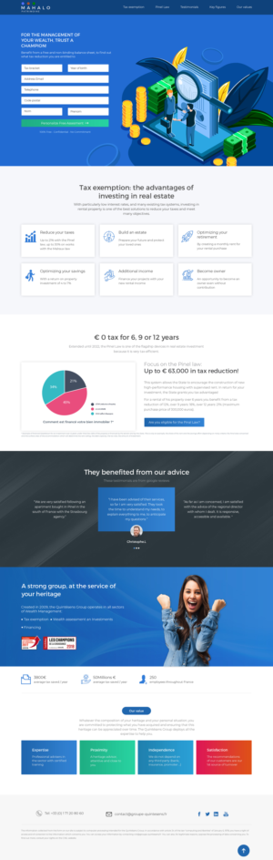 FINANCIAL ADVISOR WORDPRESS WEBSITE | Web Design by sai.designer87