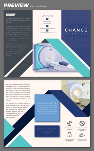 Lets get creative with Change Finance Brochure  | Broschüren-Design von ZISGraphics