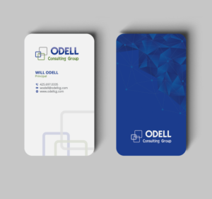 Odell Consulting Group provides support for renewable energy projects to utilities and suppliers | Business Card Design by OxonoArt