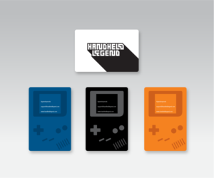 Retro game shop business card design | Business Card Design by bluejet