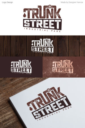 TRUNK STREET (Industrial Park in smaller font) | Logo-Design von Designer Hamza