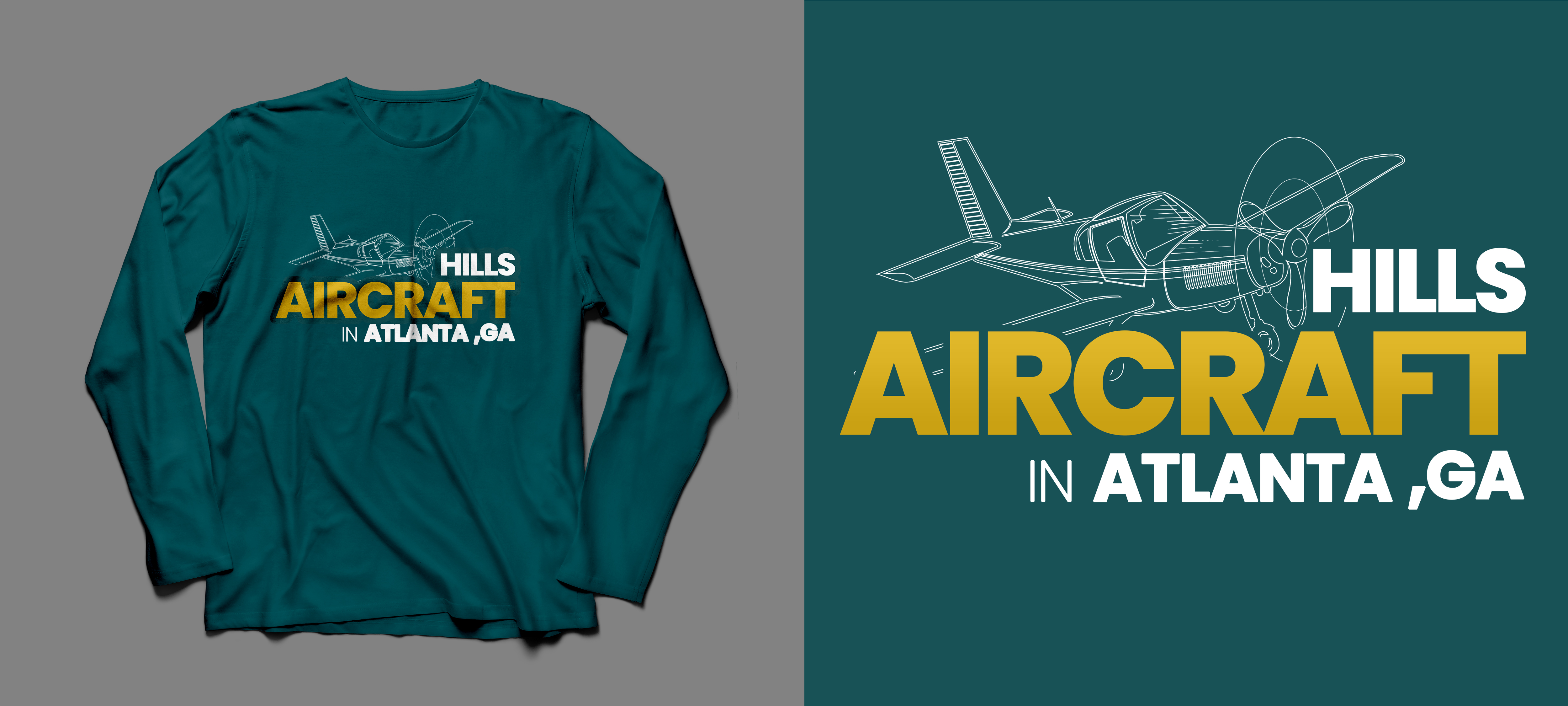 T-shirt Design by SAI DESIGNS for Hill Aircraft | Design #23585496