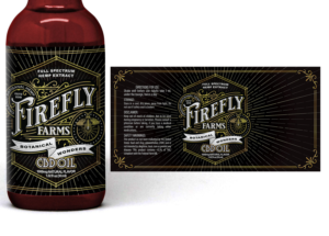 Firefly Farms Organic Hemp Company needs an OLD WORLD Label for CBD Bottle! | Etikett-Design von senja