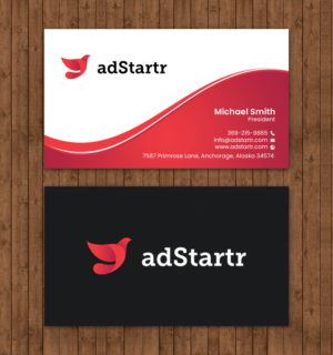 Startup company business card (Media & Advertising) | Visitenkarten-Design von chandrayaan.creative