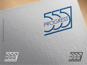 Progress 555 | Logo Design by Atvento Graphics