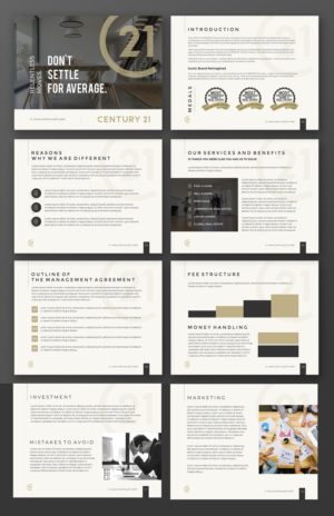 Century21 Sterling Property Management brochure | Broschüren-Design von ecorokerz