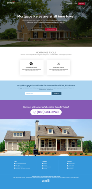 Mortgage Broker Site | Web Design by sai.designer87