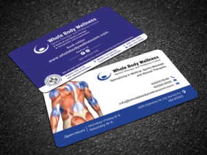 integrative health clinic-Medical massage, acupuncture, chiropractic | Business Card Design by Sandaruwan