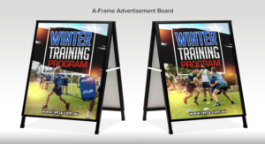 A-Frame Advertisement Board | Schilder-Design von ARTOGRAPHY