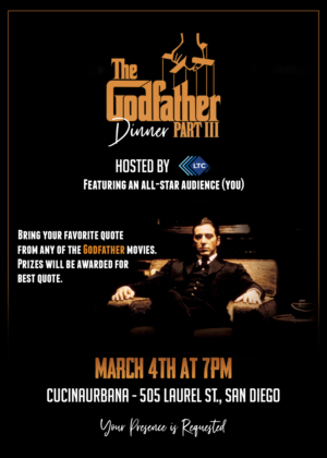 NIC Conference Godfather Dinner | Graphic Design by hassan karrach