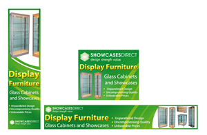 Can You Help Sell Glass Cabinets with a Banner Ad? | Banner-Design von MeMe Botrous