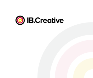 IB.Creative - Tag line "Let us tell your story" | Logo Design by bluejet