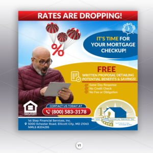 Its time for your mortgage check up | Flyer Design by DA.