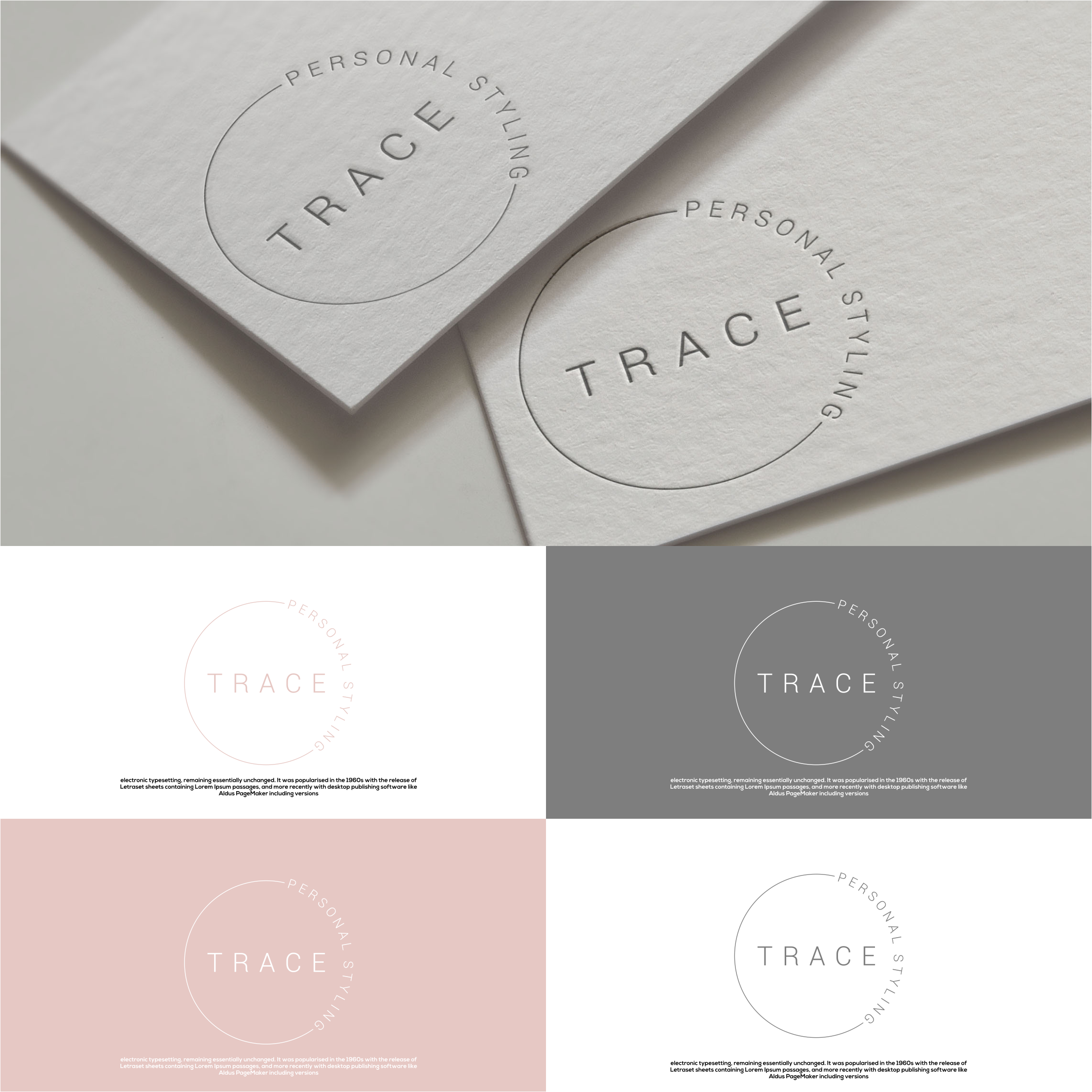 Logo Design by tejo for TRACE personal styling  | Design #23676502