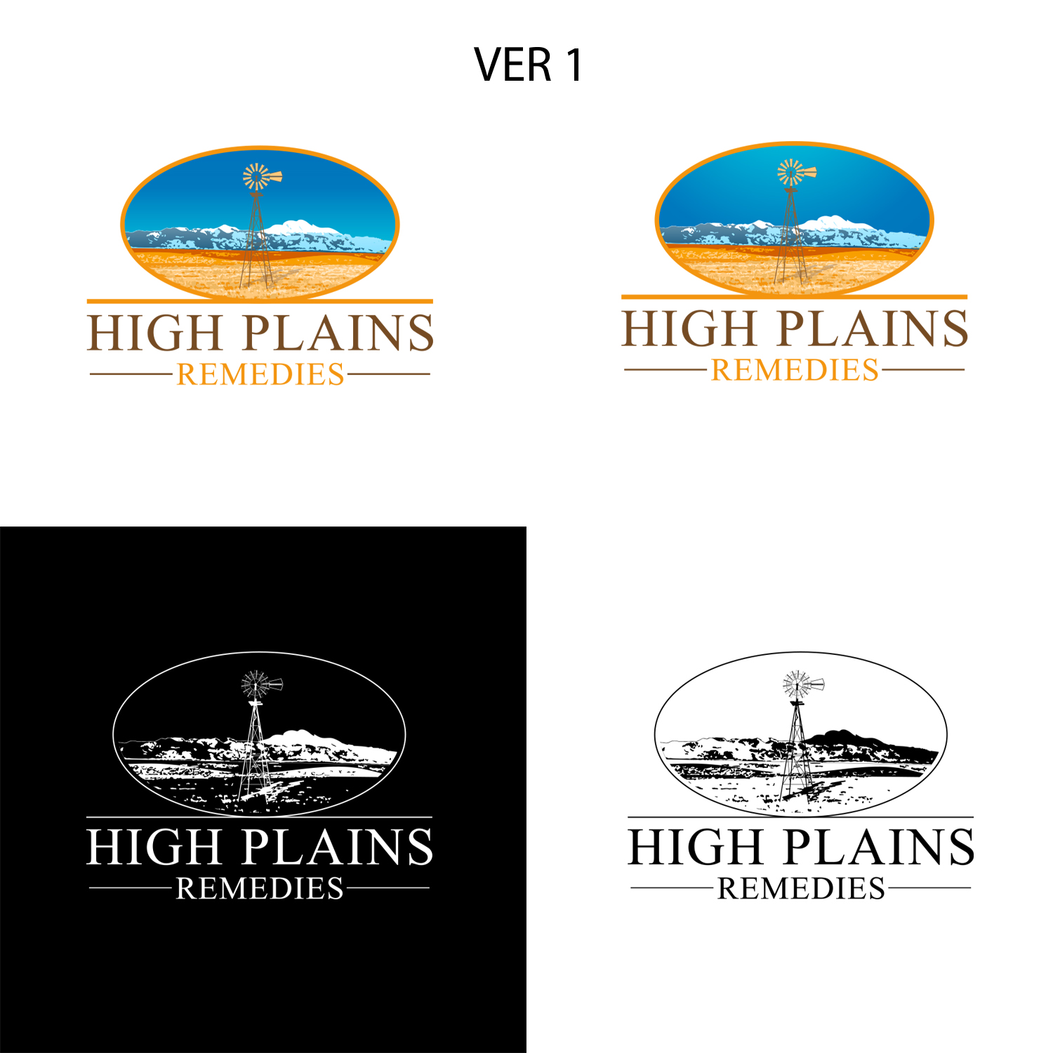 Logo-Design von GenArt für High Plains Remedies  | Design #23695222