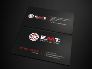 Emergency Medical Training and Events Company Business Needs Business Card Design | Visitenkarten-Design von Tripti Ranjan Gain