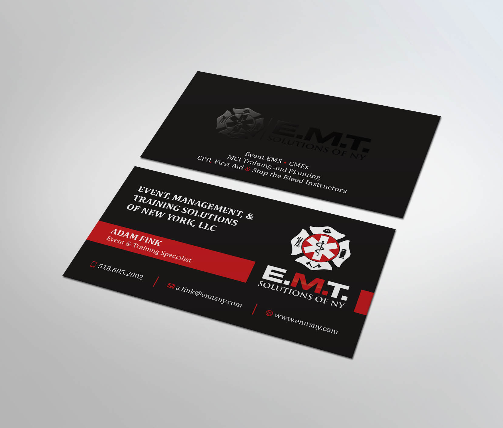 Business Card Design by MDesign for EMTS NY, LLC | Design #23865869