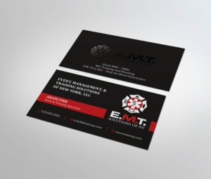 Emergency Medical Training and Events Company Business Needs Business Card Design | Business Card Design by MDesign