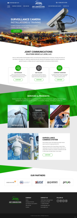 Web Design by pb for Joint Communications Solutions Group, LLC | Design #23663538