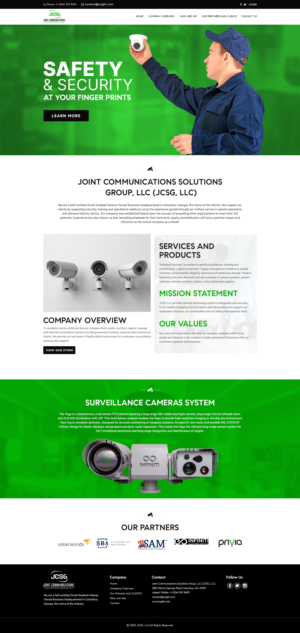 Web Design by Ayesha Khan for Joint Communications Solutions Group, LLC | Design #23674450