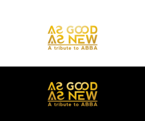 AS GOOD AS NEW "A tribute to ABBA" | Logo Design by ZJ Design