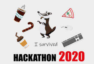 Honey Badger Hackathon Sticker | Illustration Design by Expert Designer