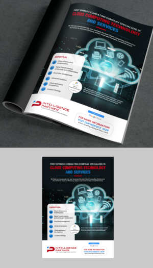 Ad design for magazines to promote our Cloud Computing Consulting Company Branding | Werbe-Design von Deepak_9_Malhotra