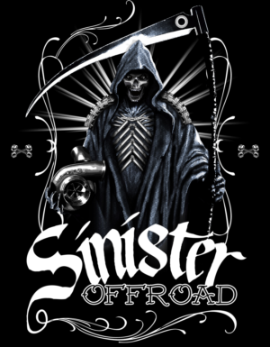 Sinister Offroad T-Shirt, 4x4 Offroading 4wd  | T-shirt Design by Light Hand Design